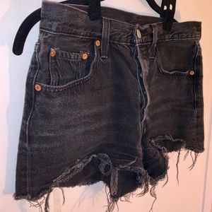 high waisted jean shorts